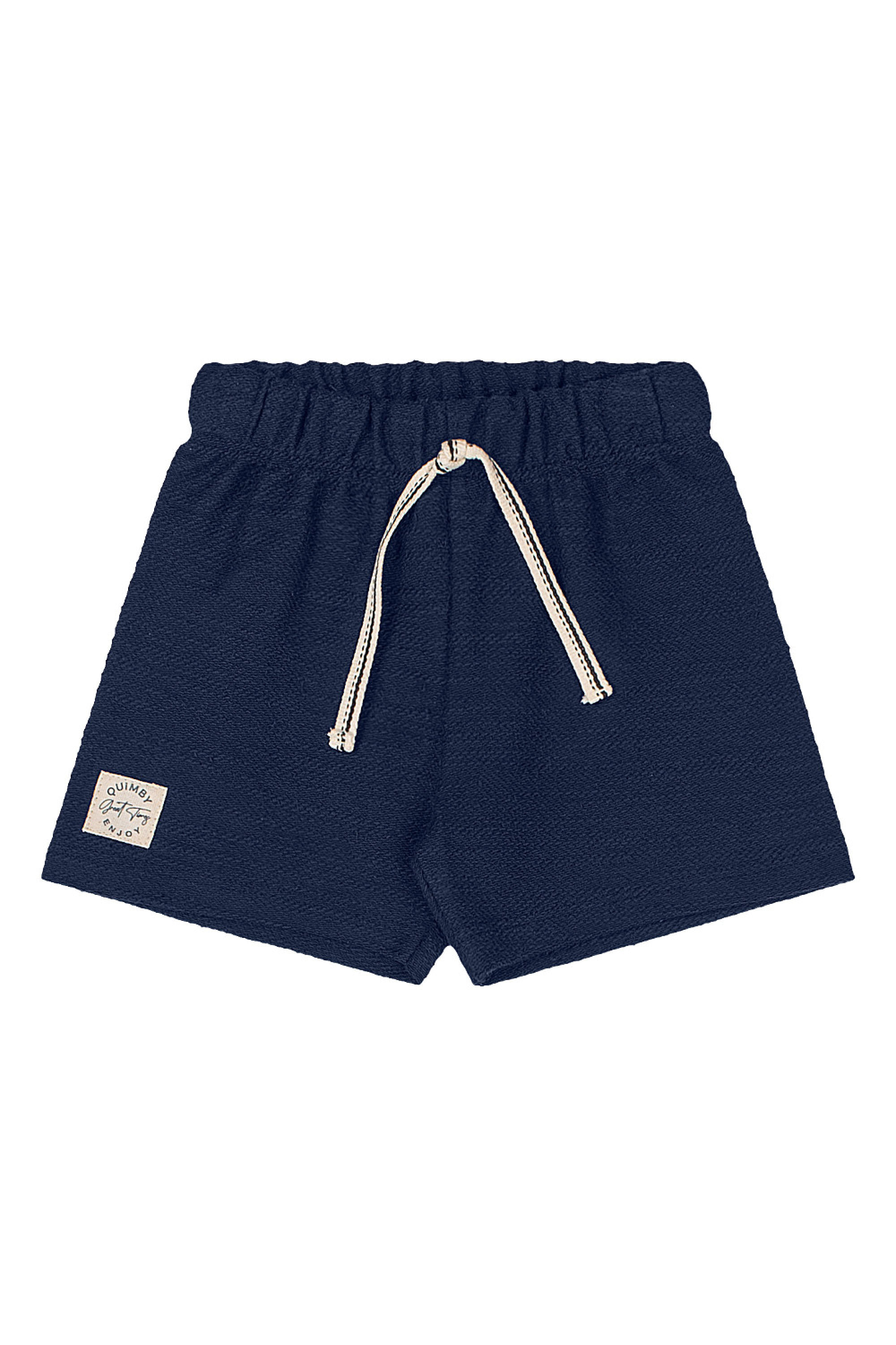 Conjunto para Menino Regata Estampada e Bermuda (Azul) Quimby - Imagem 18